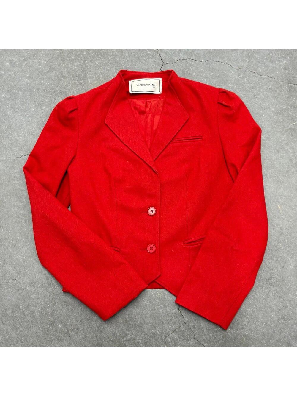 David Benjamin Red Blazer